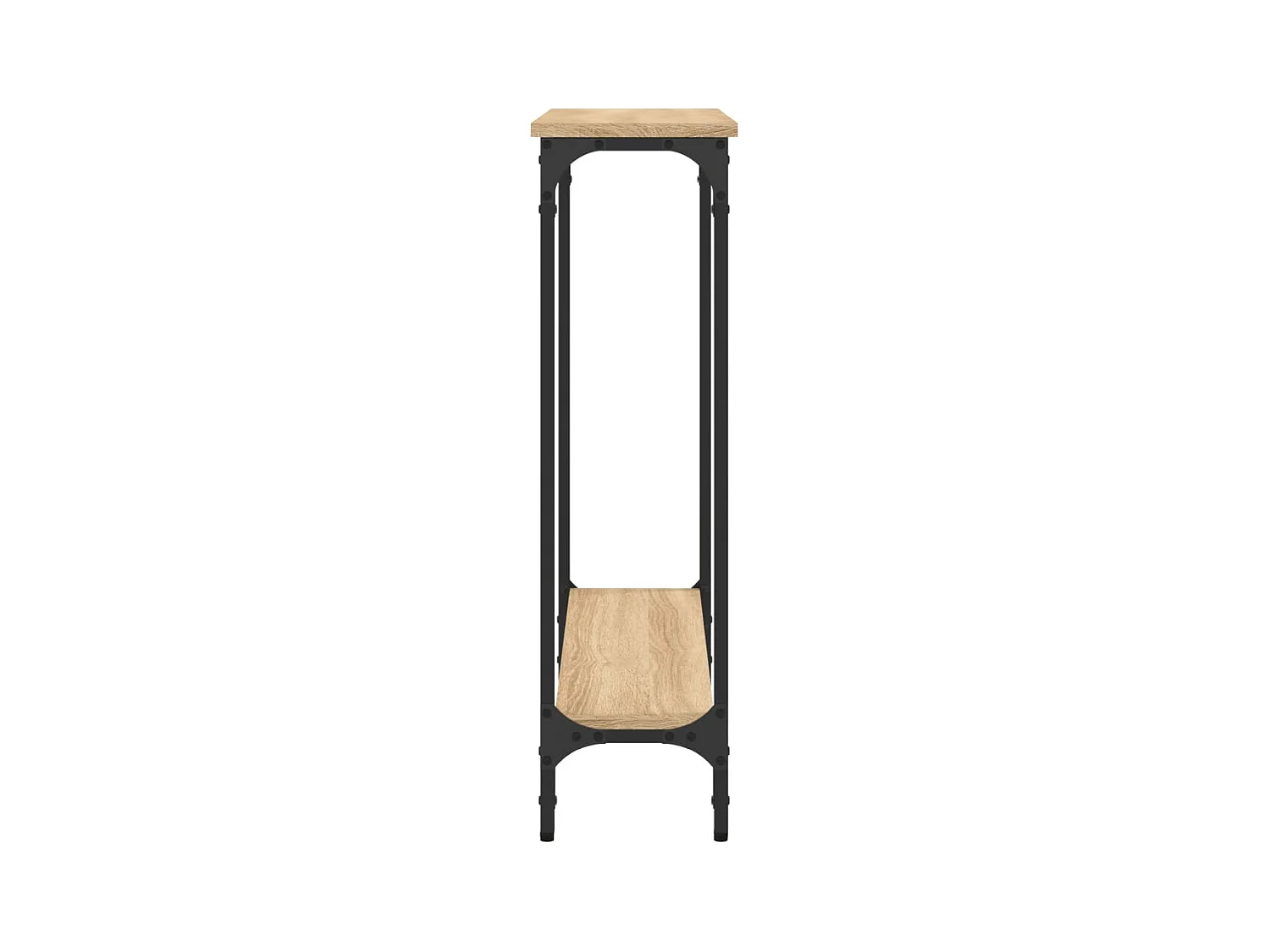 Table console chêne sonoma 75x22,5x75 cm bois d'ingénierie