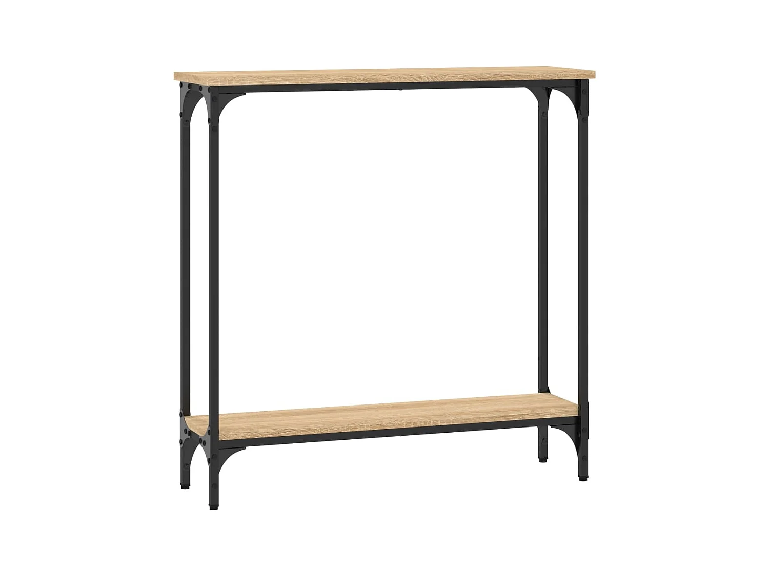 Table console chêne sonoma 75x22,5x75 cm bois d'ingénierie
