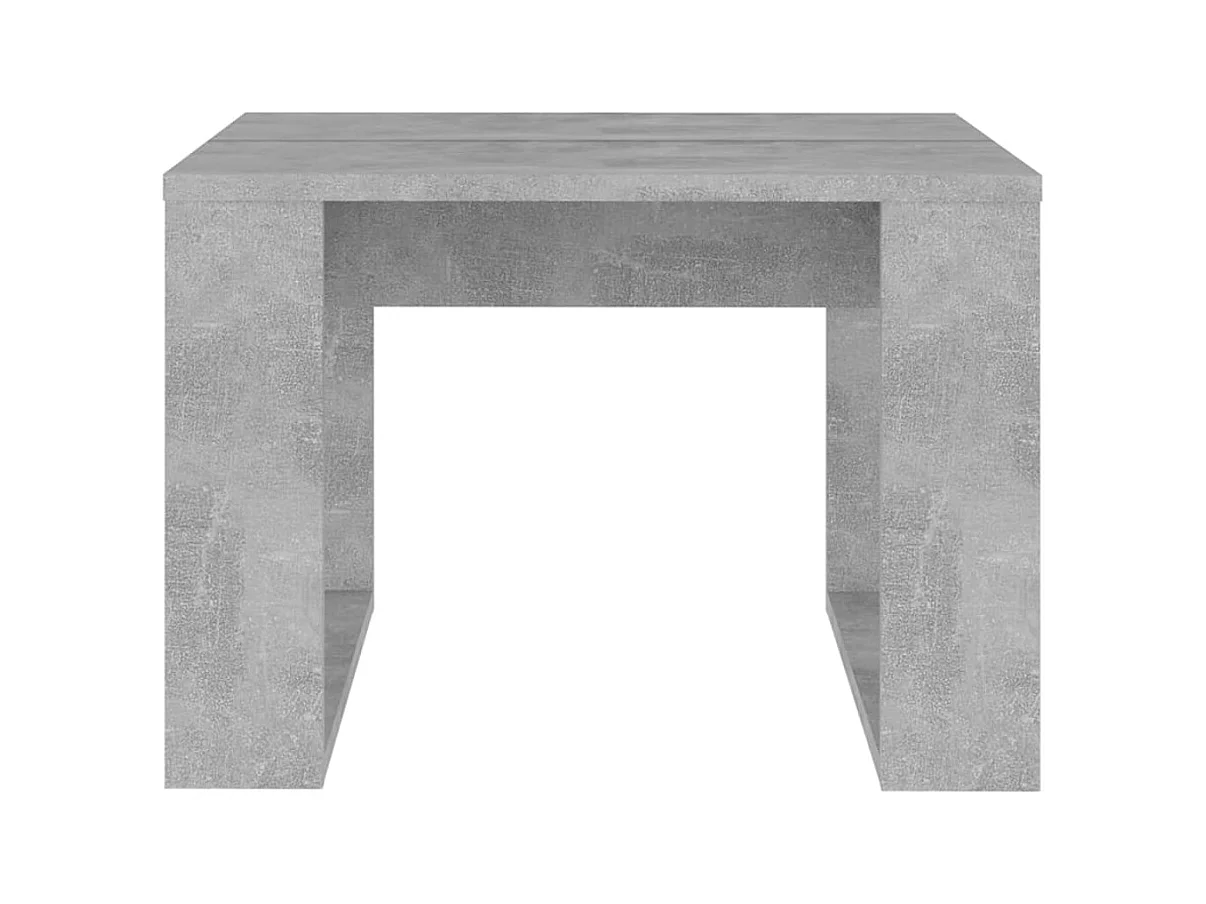 Table d'appoint Gris béton 50x50x35 cm Aggloméré