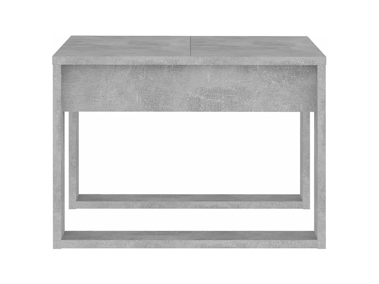Table d'appoint Gris béton 50x50x35 cm Aggloméré