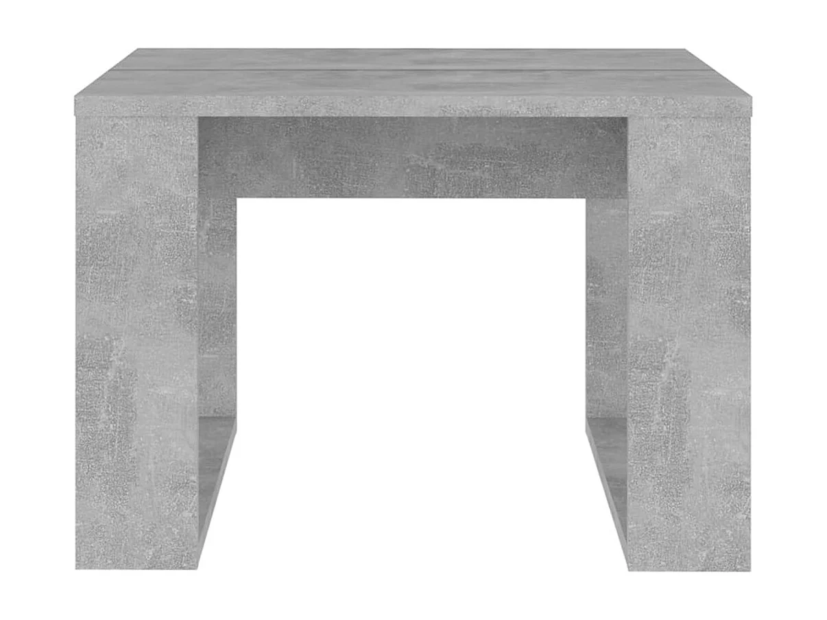 Table d'appoint Gris béton 50x50x35 cm Aggloméré