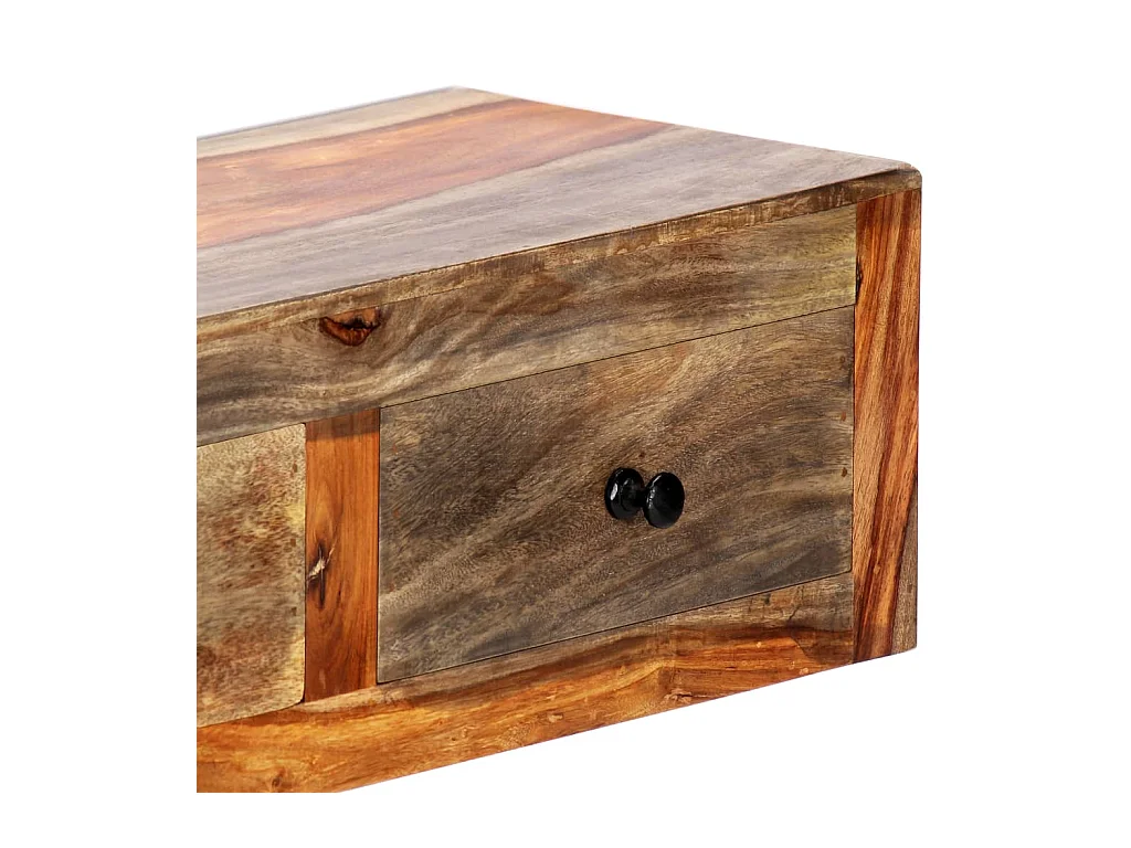 Table console murale 100x25x20 cm Bois massif