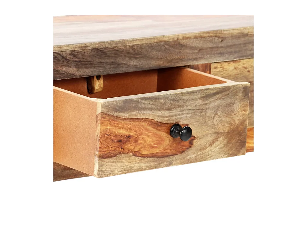Table console murale 100x25x20 cm Bois massif