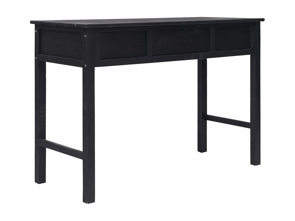 Table console Noir 110x45x76 cm Bois