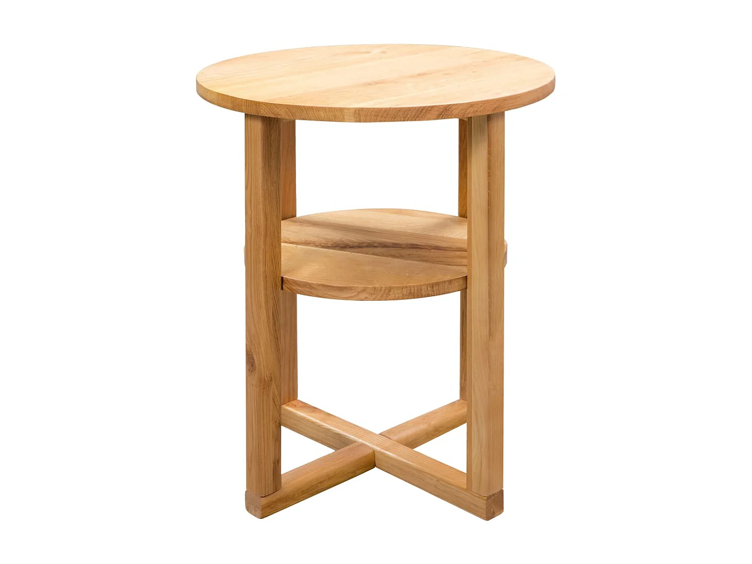 Table d'appoint 40 x 50 cm Bois de chêne massif