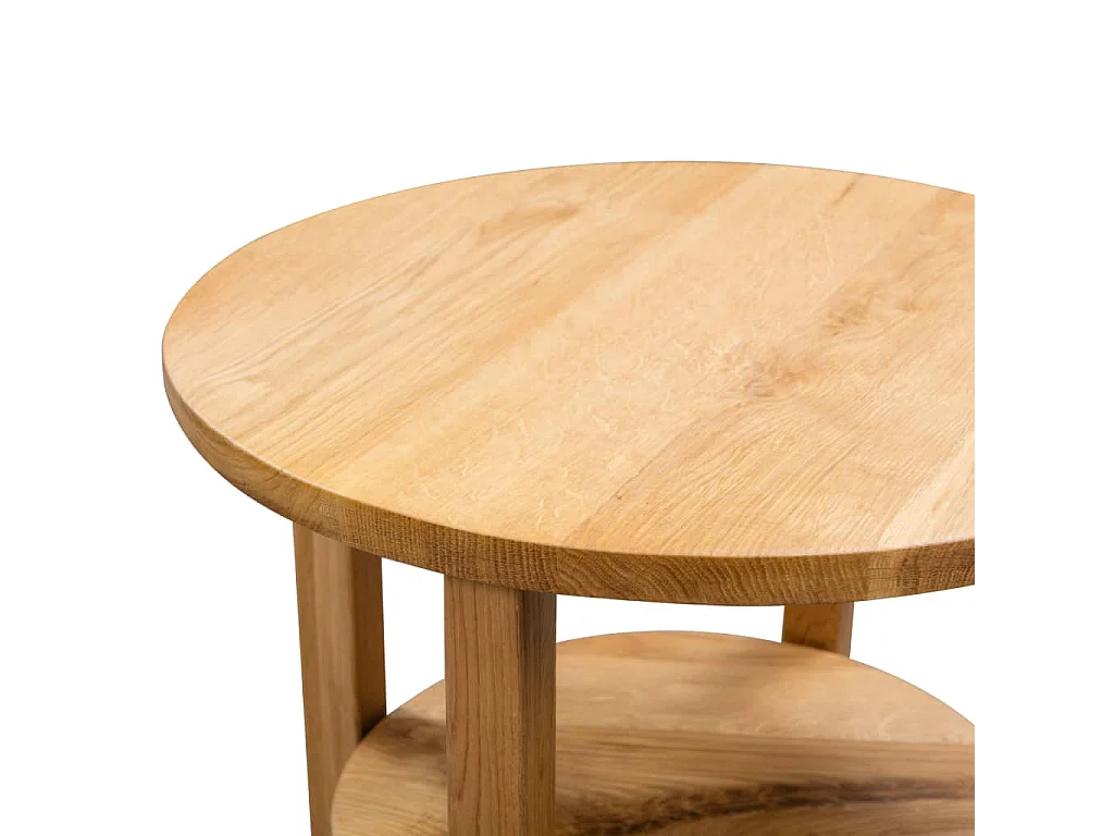 Table d'appoint 40 x 50 cm Bois de chêne massif