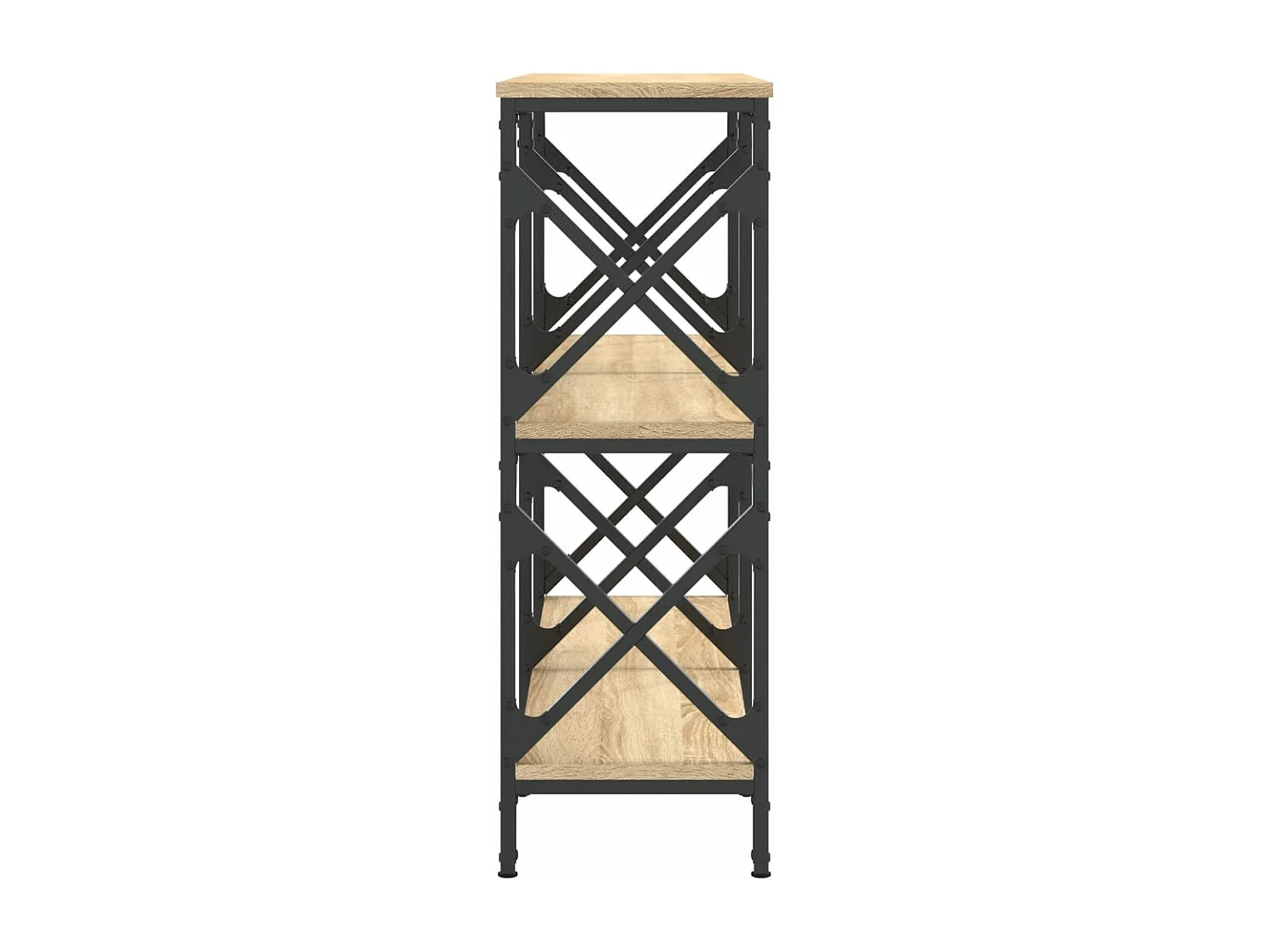 Mesa consola madera de ingeniería roble Sonoma 100x28x80,5 cm