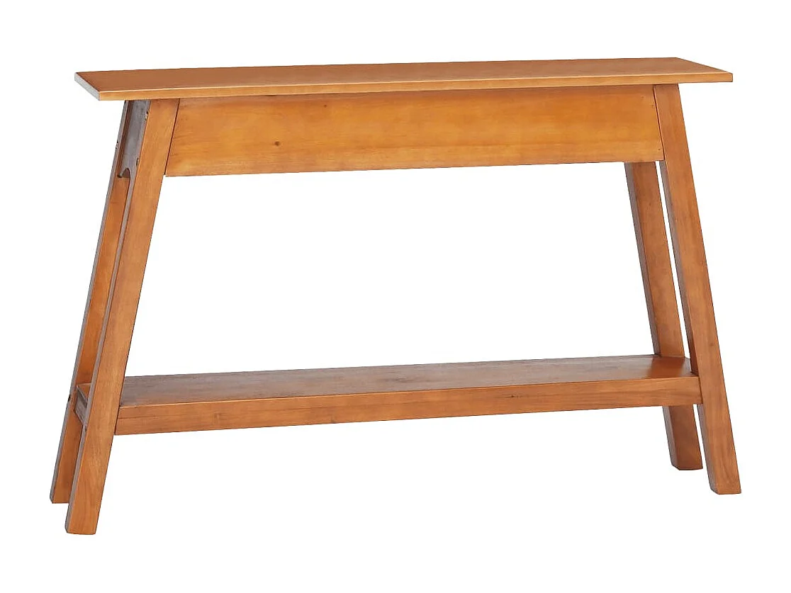 Mesa consola madera maciza de caoba 110x30x75 cm