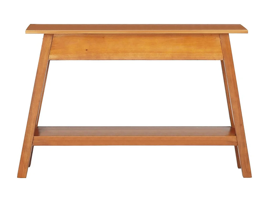 Mesa consola madera maciza de caoba 110x30x75 cm