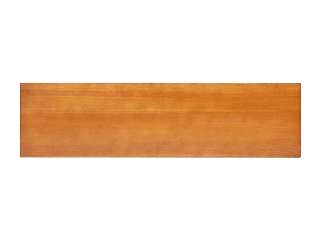 Mesa consola madera maciza de caoba 110x30x75 cm