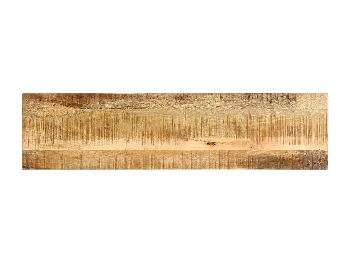 Table console 140 x 35 x 76 cm Bois de manguier massif brut