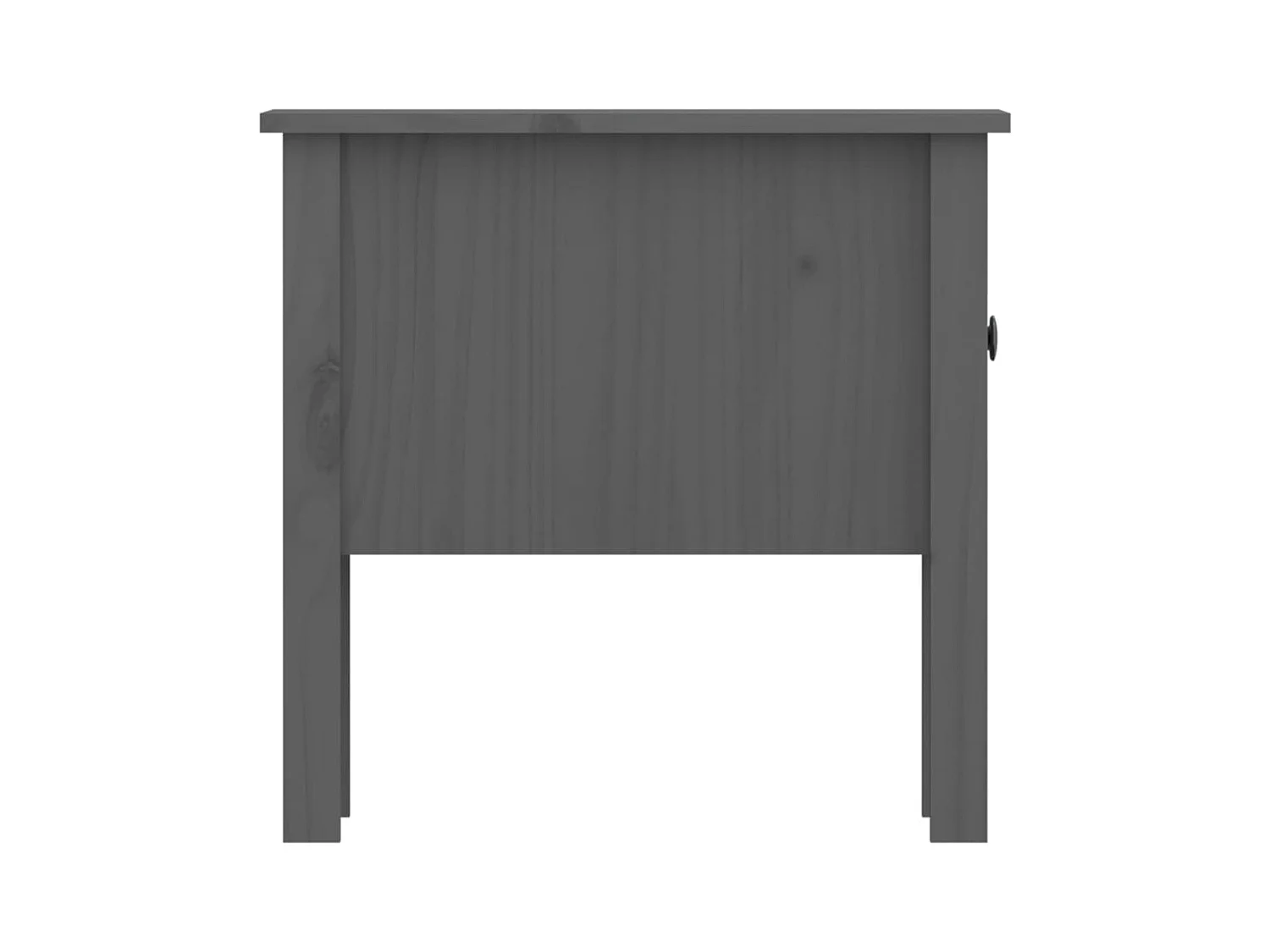 Table d'appoint Gris 50x50x49 cm Bois massif de pin