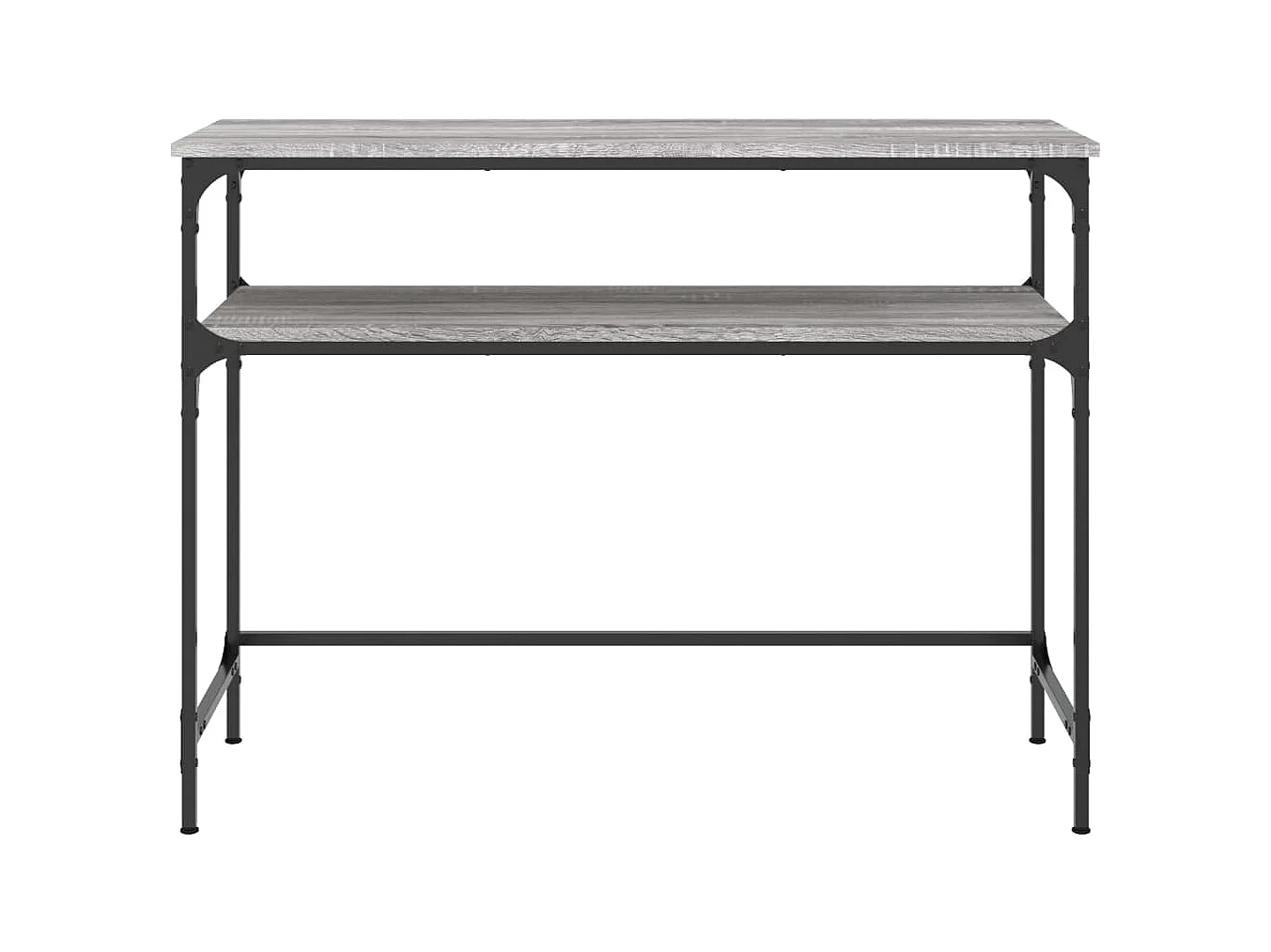 Wandtafel 100x35,5x75 cm bewerkt hout grijs sonoma eikenkleurig