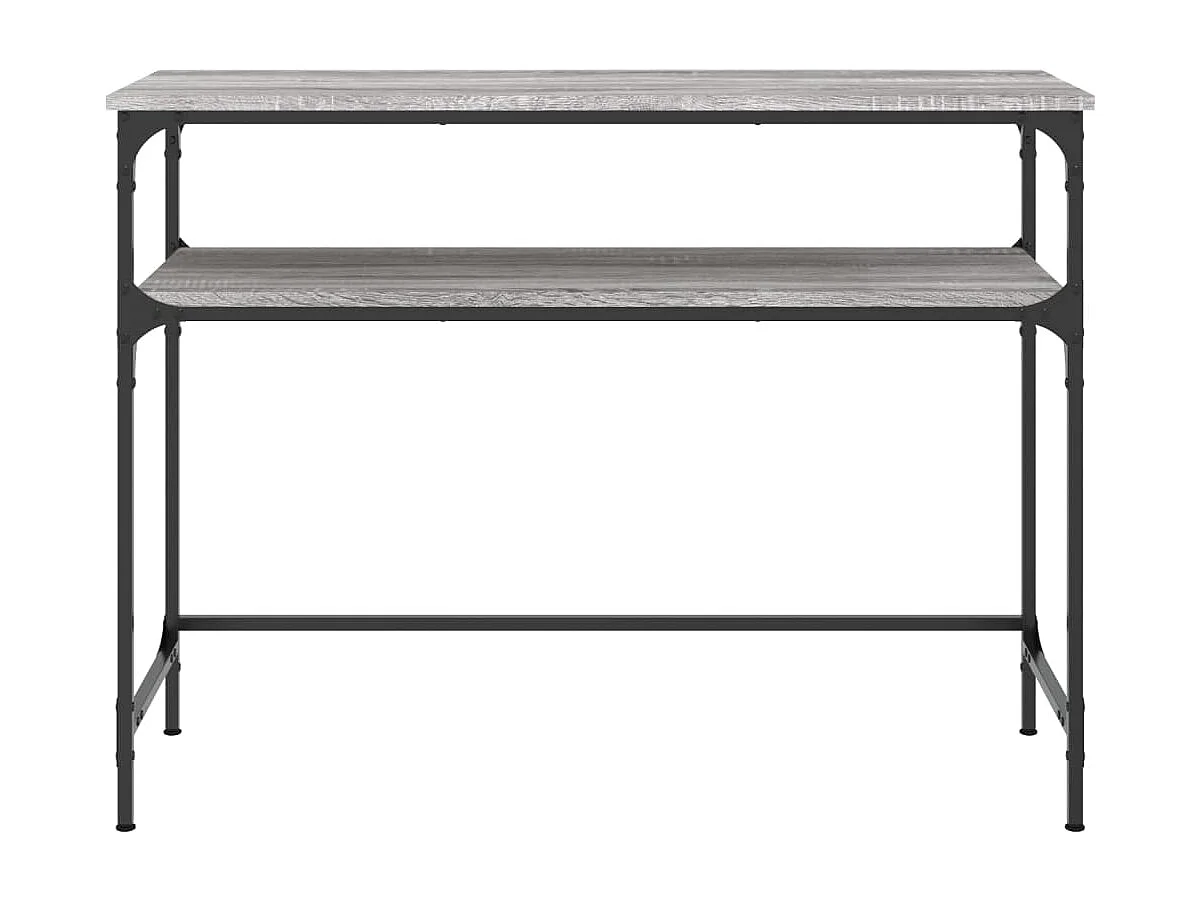 Wandtafel 100x35,5x75 cm bewerkt hout grijs sonoma eikenkleurig