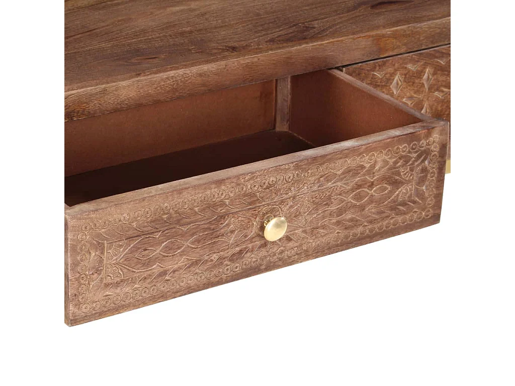 Table console 90 x 30 x 75 cm Bois de manguier massif