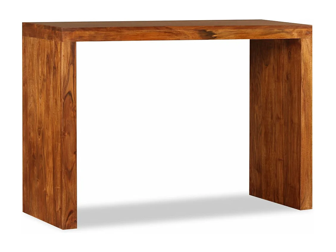 Mesa consola madeira maciça c/ acabamento a mel 110x40x76 cm