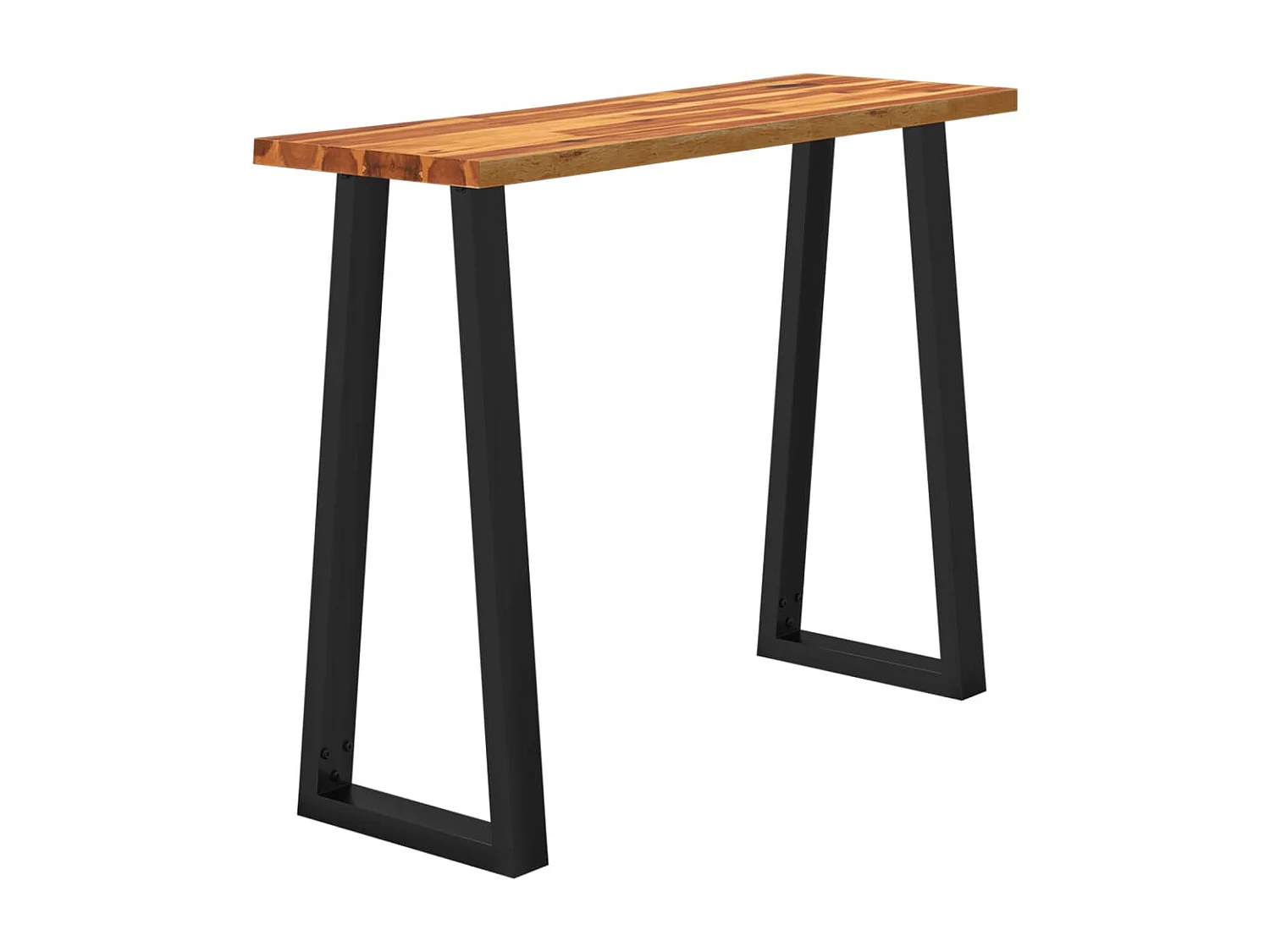 Table console à live edge 110x35x80 cm bois d'acacia solide