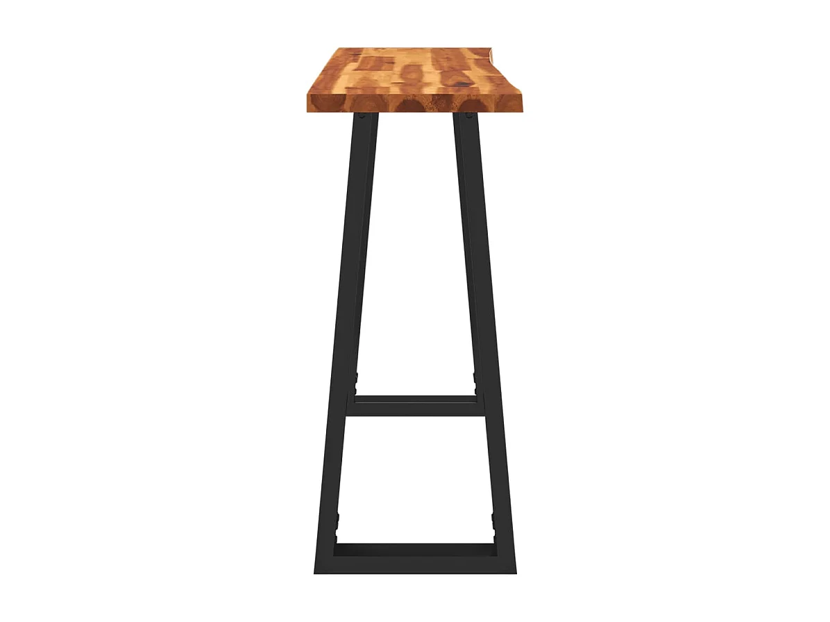 Table console à live edge 110x35x80 cm bois d'acacia solide