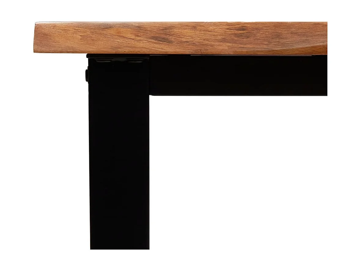Table console à live edge 110x35x80 cm bois d'acacia solide
