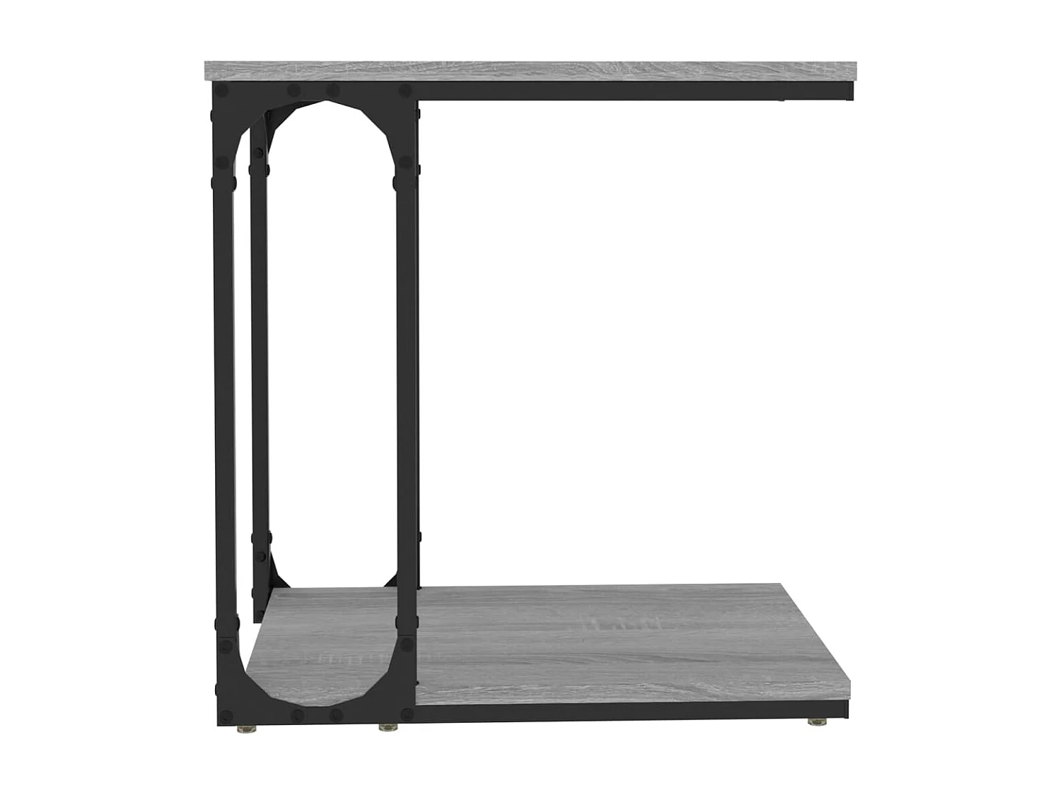 Table d'appoint Sonoma gris 50x35x52 cm Bois d'ingénierie