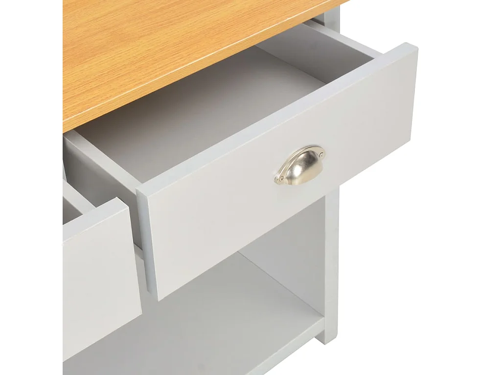 Wandtafel 97x35x76 cm grijs