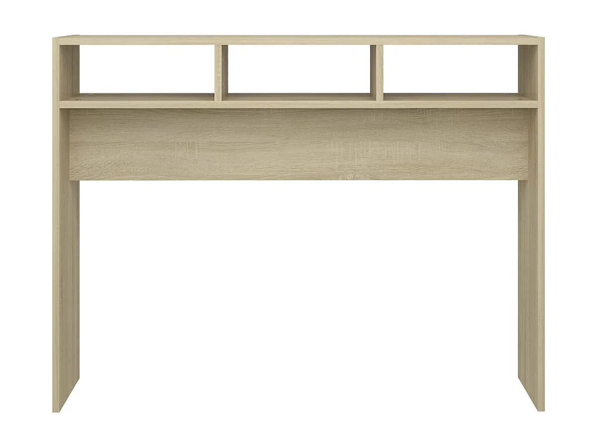 Table console Chêne sonoma 105x30x80 cm Aggloméré