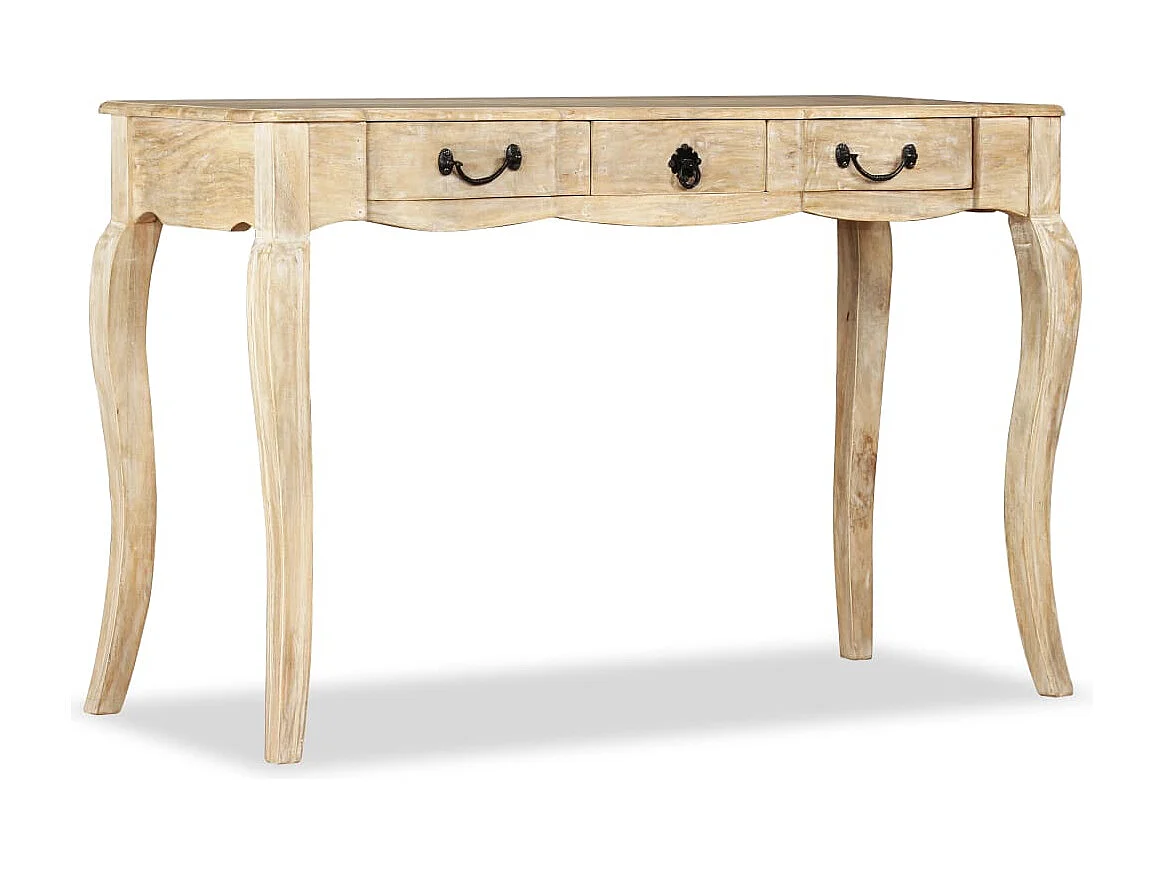 Table console Bois de manguier massif 120 x 50 x 80 cm