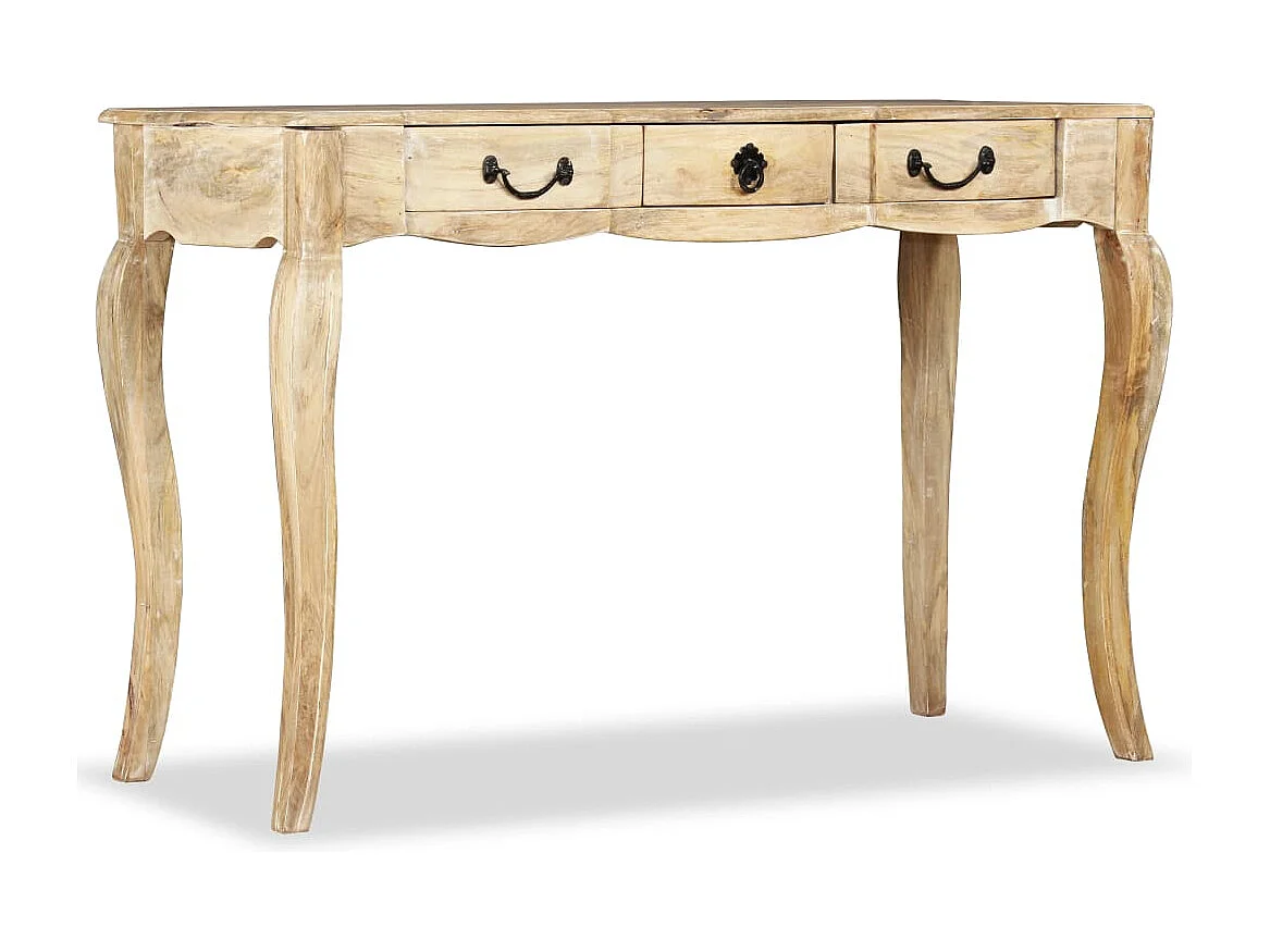 Table console Bois de manguier massif 120 x 50 x 80 cm