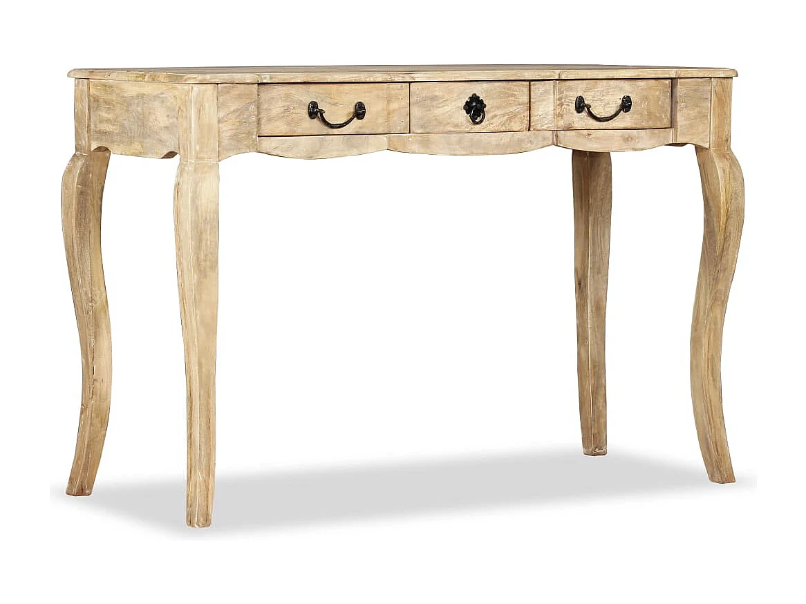 Table console Bois de manguier massif 120 x 50 x 80 cm