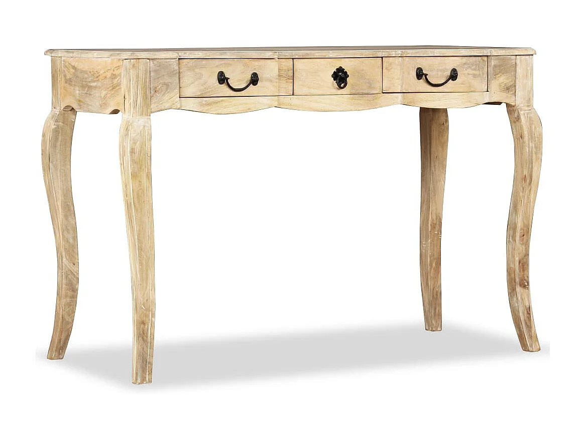 Table console Bois de manguier massif 120 x 50 x 80 cm