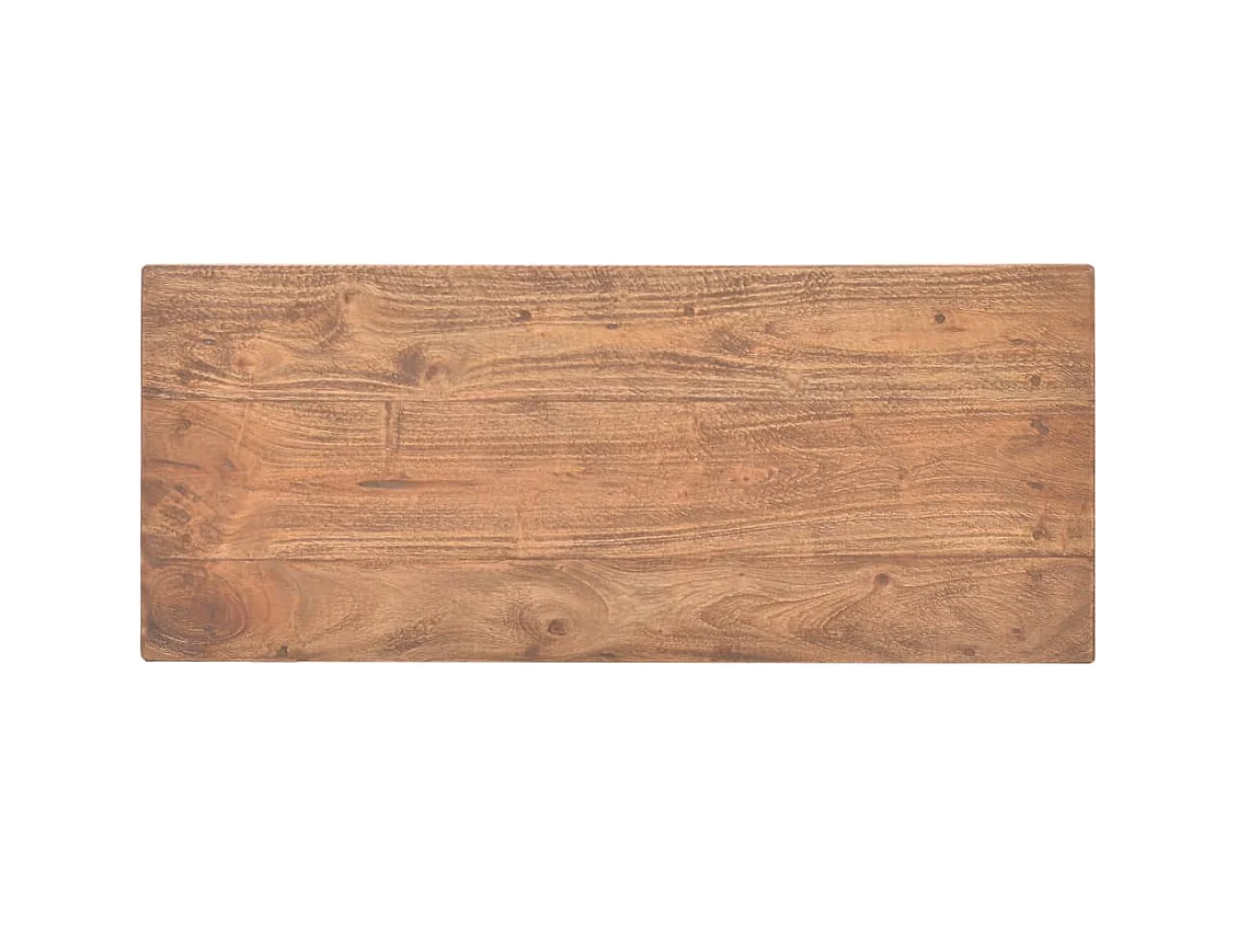 Table console Bois de récupération massif 69 x 28 x 70 cm