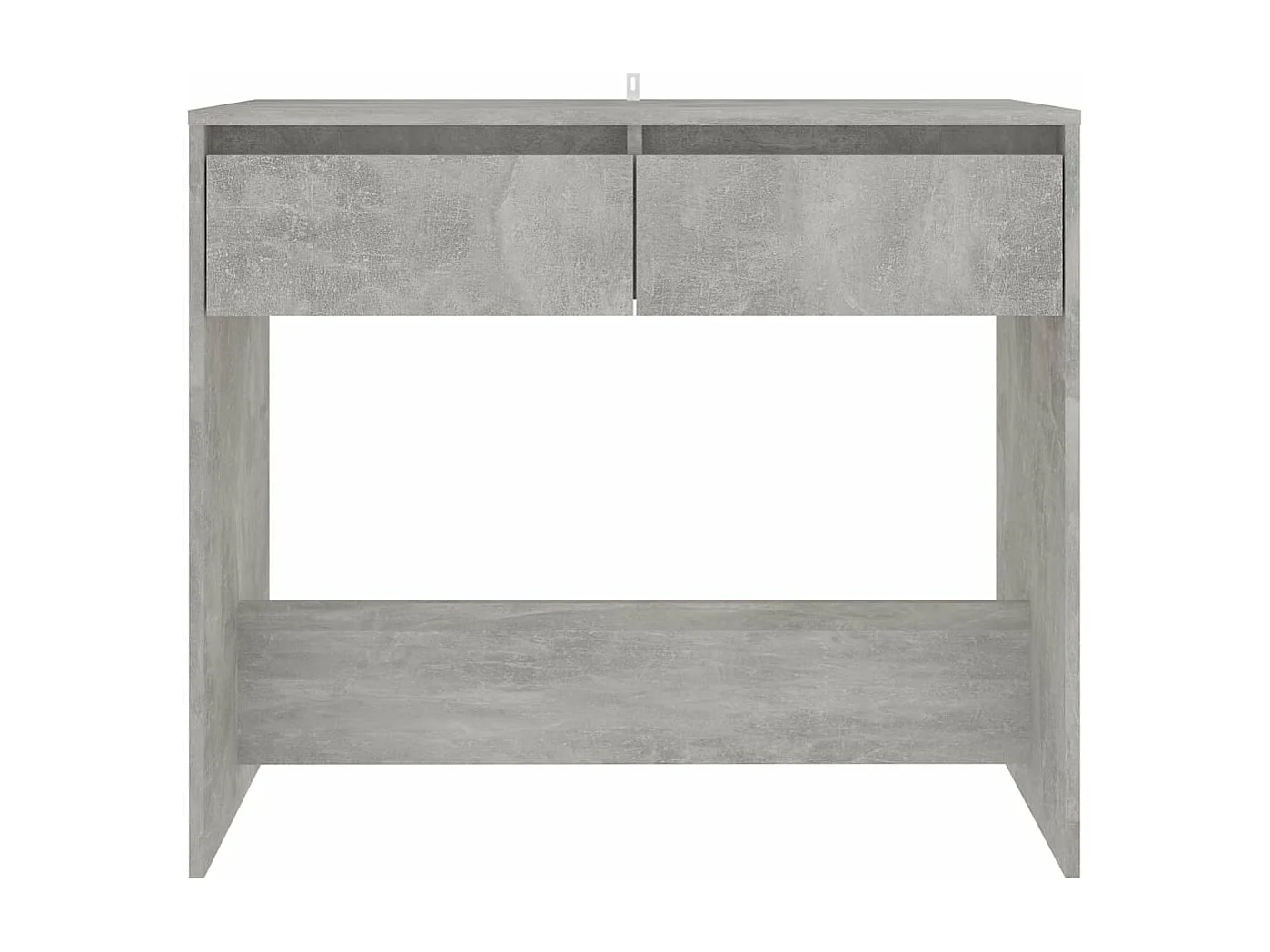 Table console Gris béton 89x41x76,5 cm Acier
