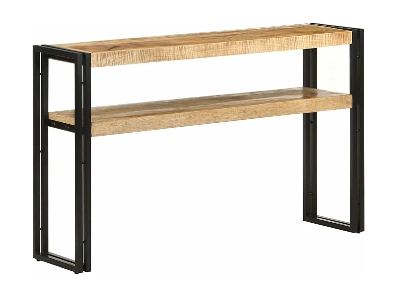 Wandtafel 120x30x75 cm ruw mangohout