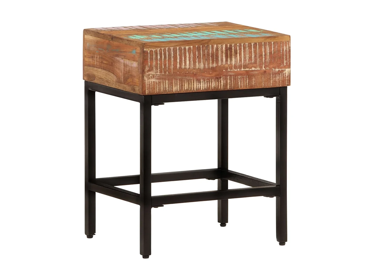 Table d'appoint 40x30x51 cm Bois massif de récupération