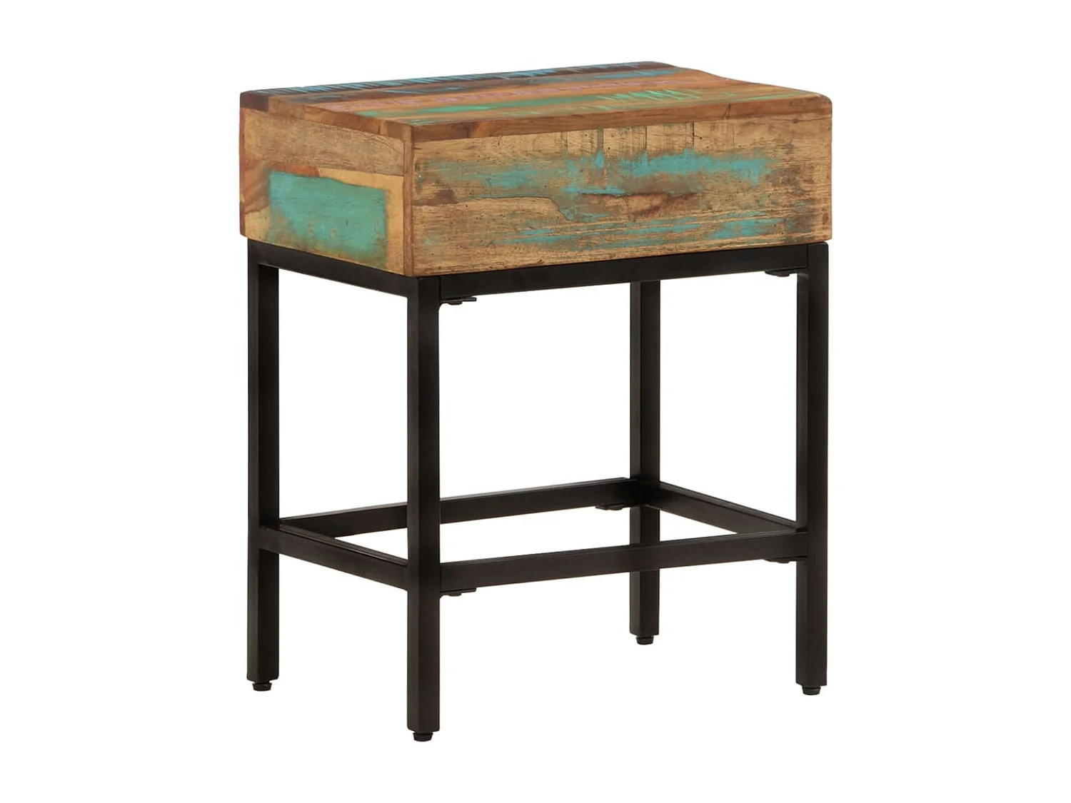 Table d'appoint 40x30x51 cm Bois massif de récupération