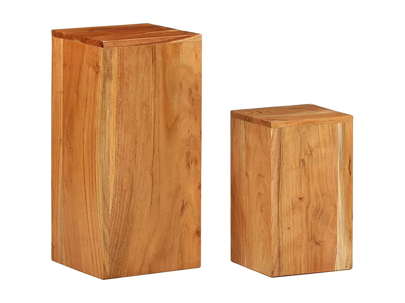 Tables d'appoint 2 pièces Bois d'acacia solide