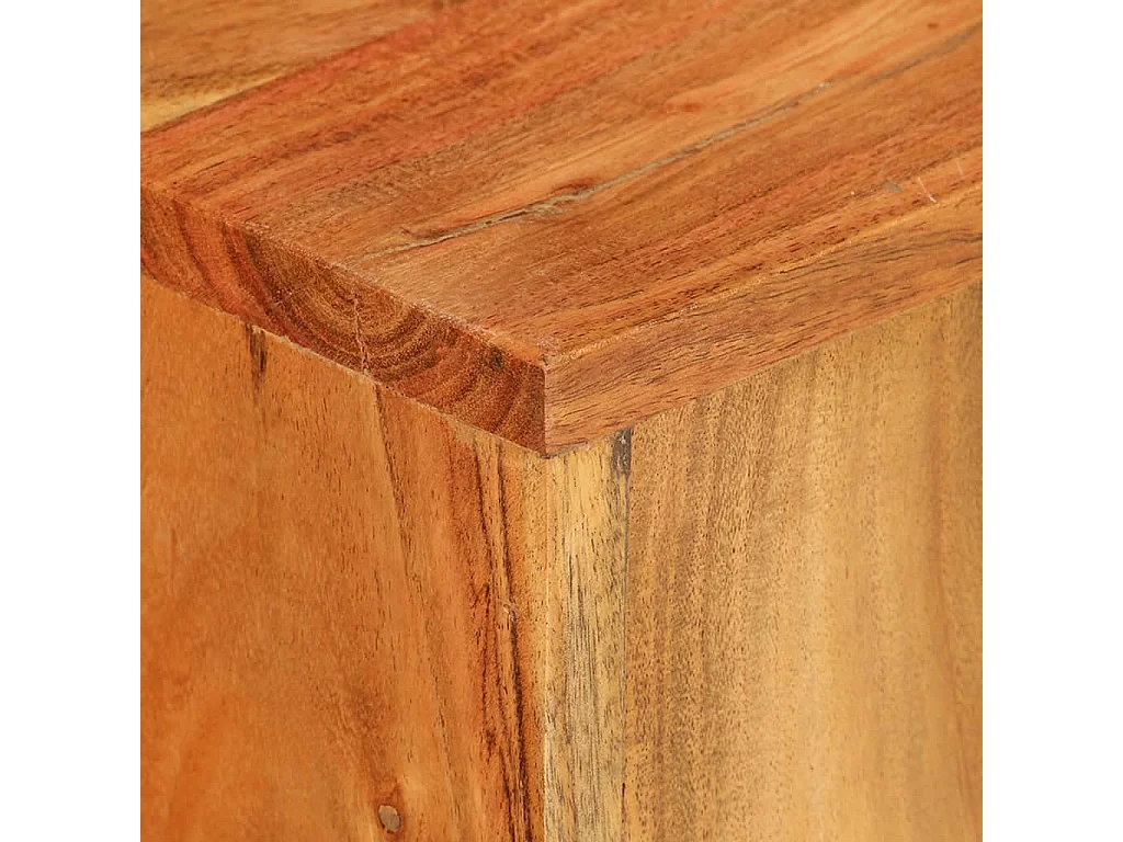 Tables d'appoint 2 pièces Bois d'acacia solide