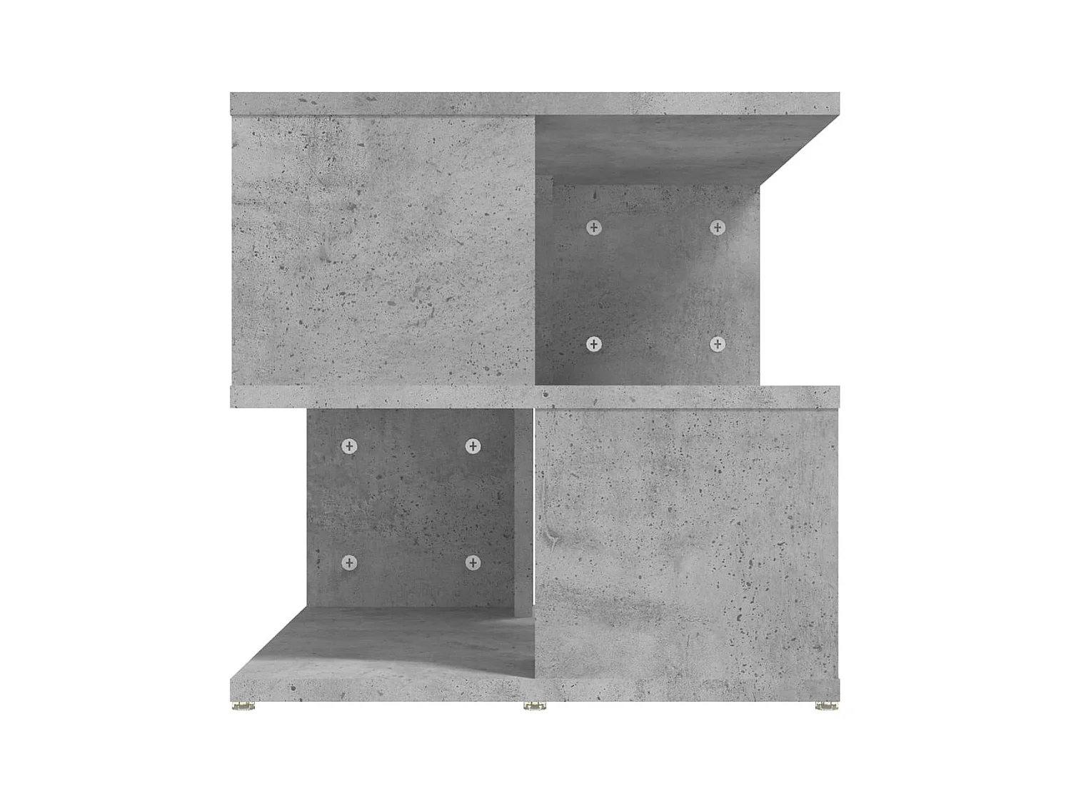 Table d'appoint Gris béton 40x40x40 cm Aggloméré