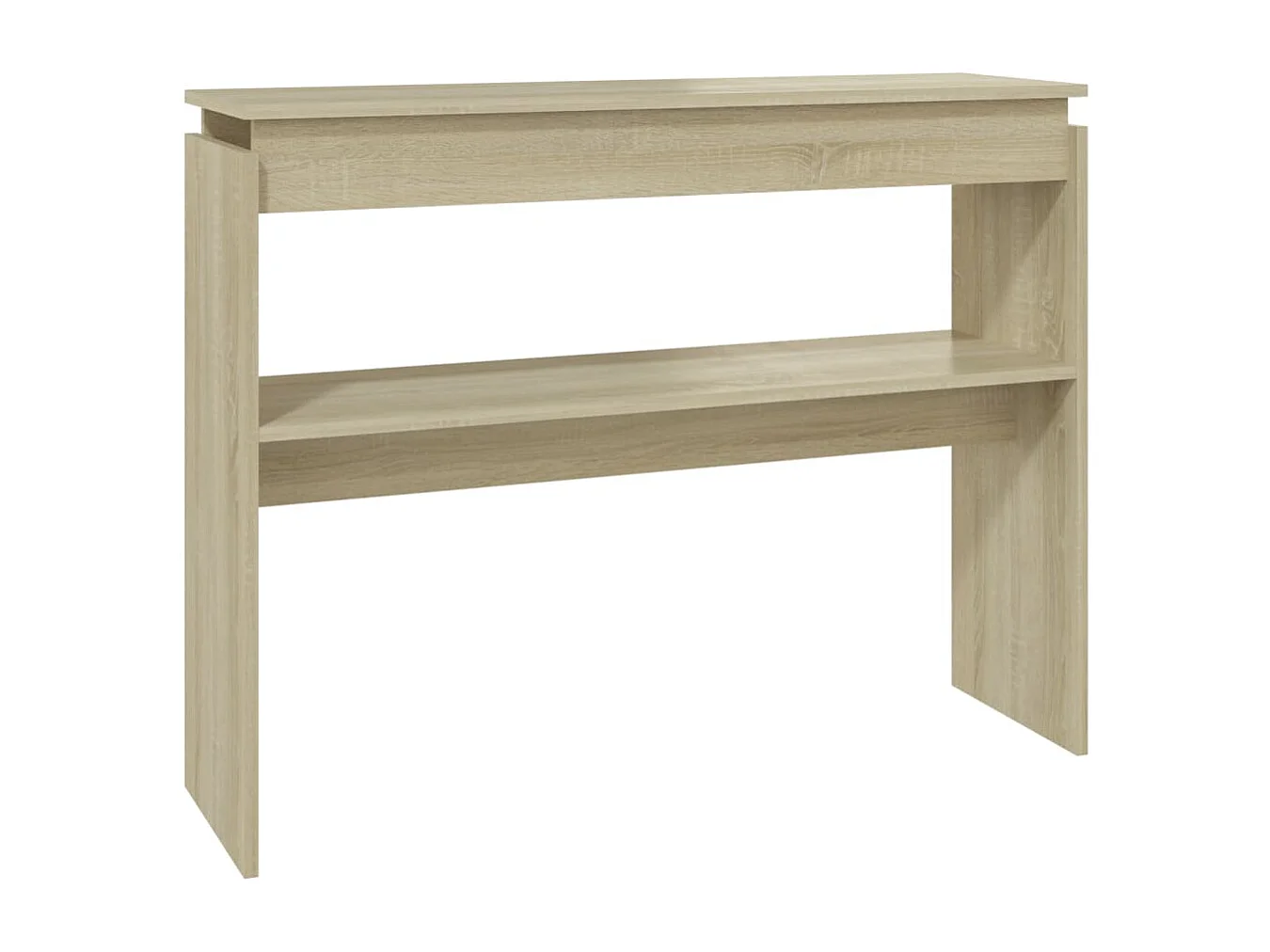 Mesa consola madera contrachapada roble Sonoma 102x30x80 cm