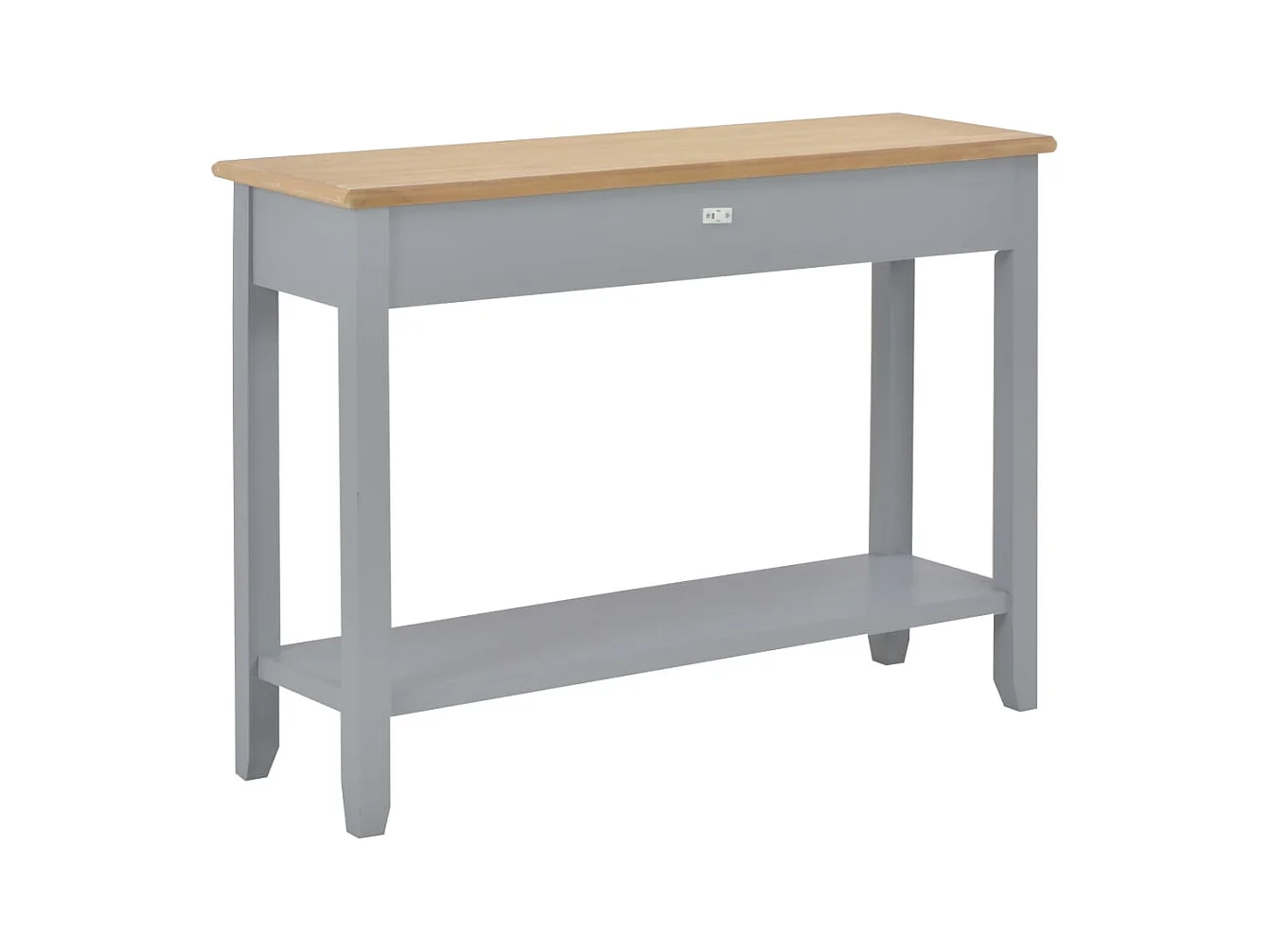 Table console Gris 110x35x80 cm Bois