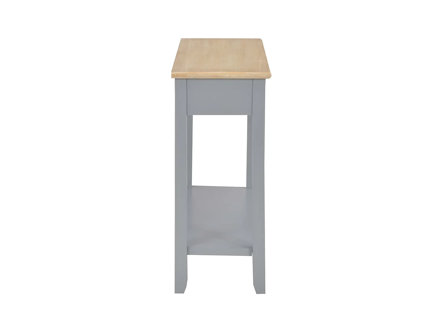 Table console Gris 110x35x80 cm Bois