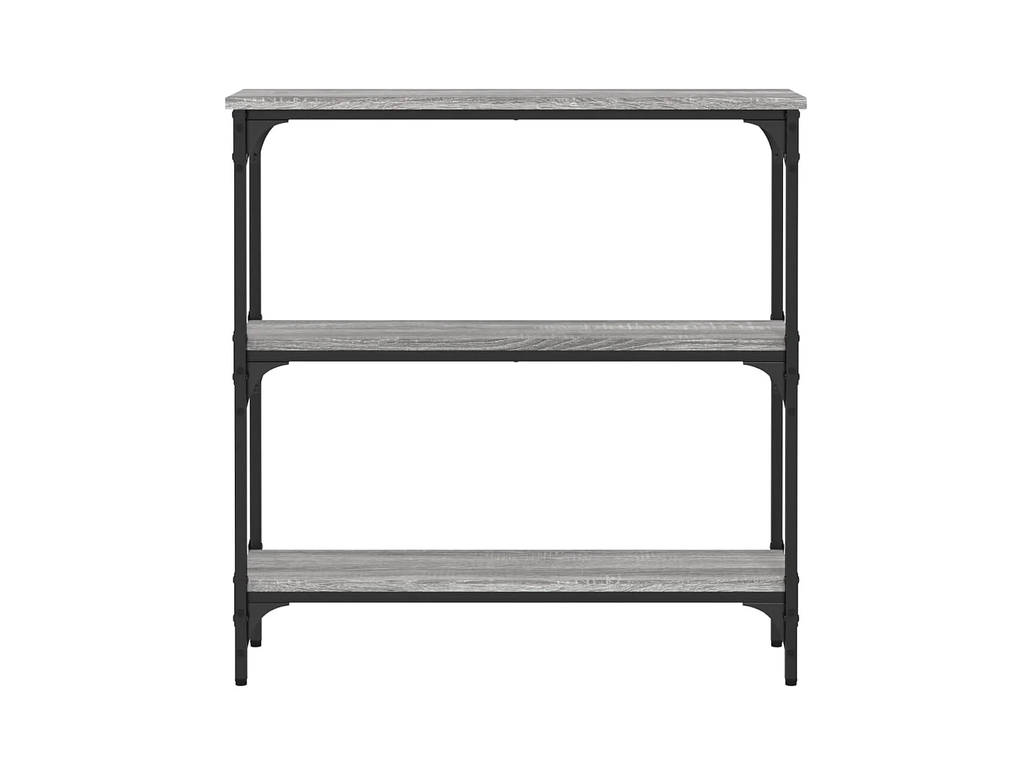Table console sonoma gris 75x22,5x75 cm bois d'ingénierie