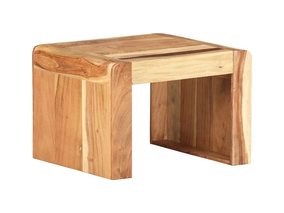 Bijzettafel 43x40x30 cm massief acaciahout