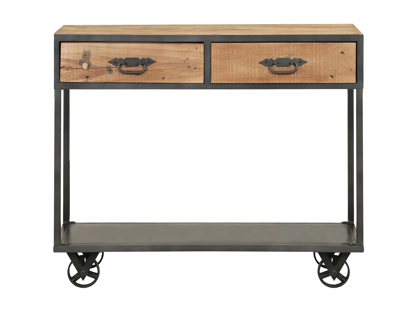 Table console 90x35x74 cm Bois de récupération massif