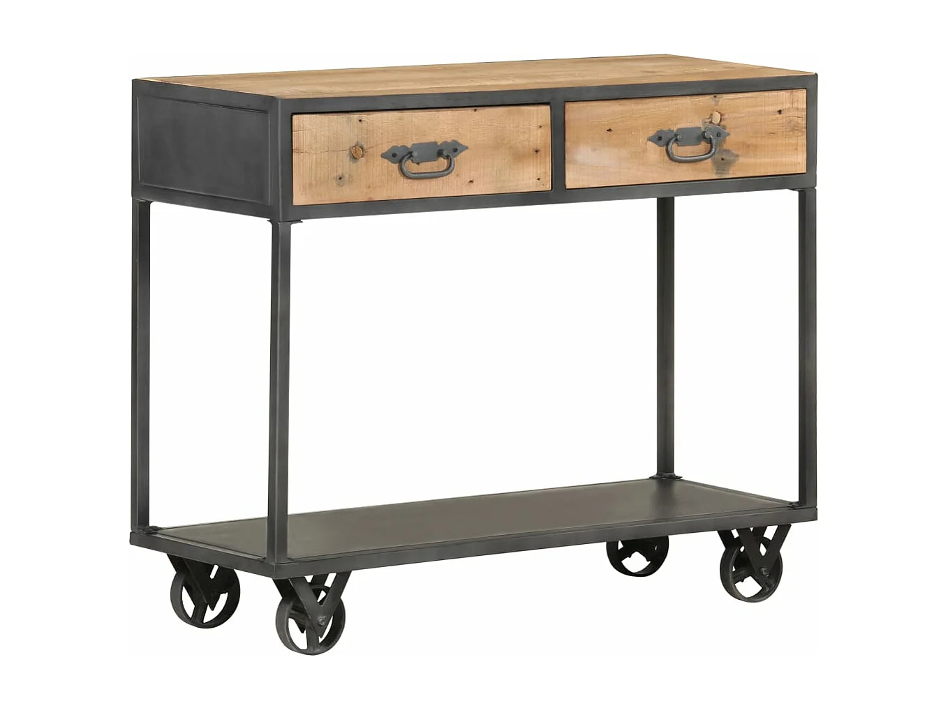 Table console 90x35x74 cm Bois de récupération massif