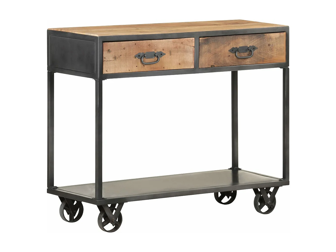 Table console 90x35x74 cm Bois de récupération massif