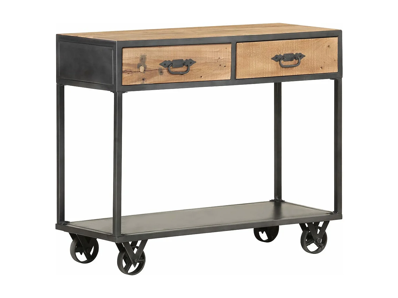 Table console 90x35x74 cm Bois de récupération massif