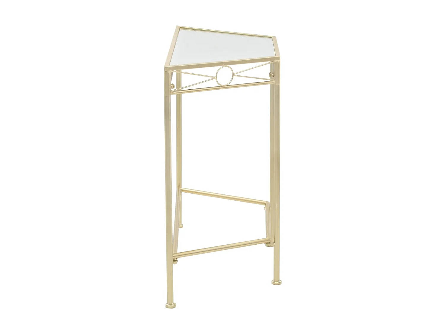 Table d'appoint Style vintage Métal 87 x 34 x 73 cm Doré