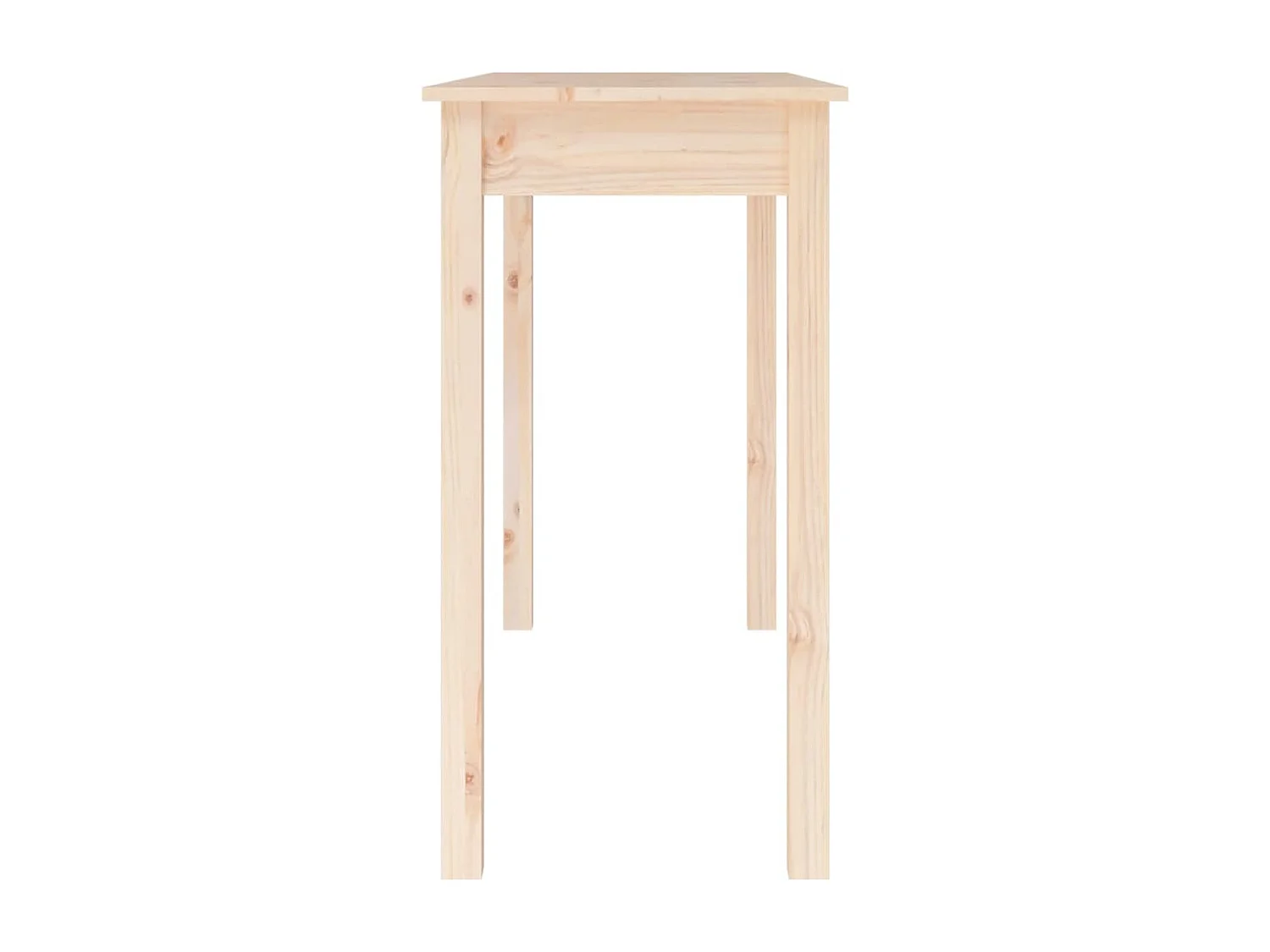 Table console 110x40x75 cm Bois massif de pin