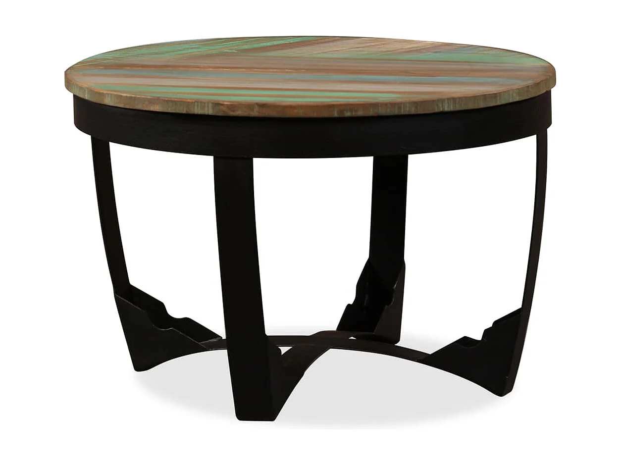 Mesa de apoio madeira reciclada maciça 60x40 cm